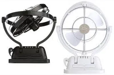 Sirocco II, 12V Gimbal Fan Blk